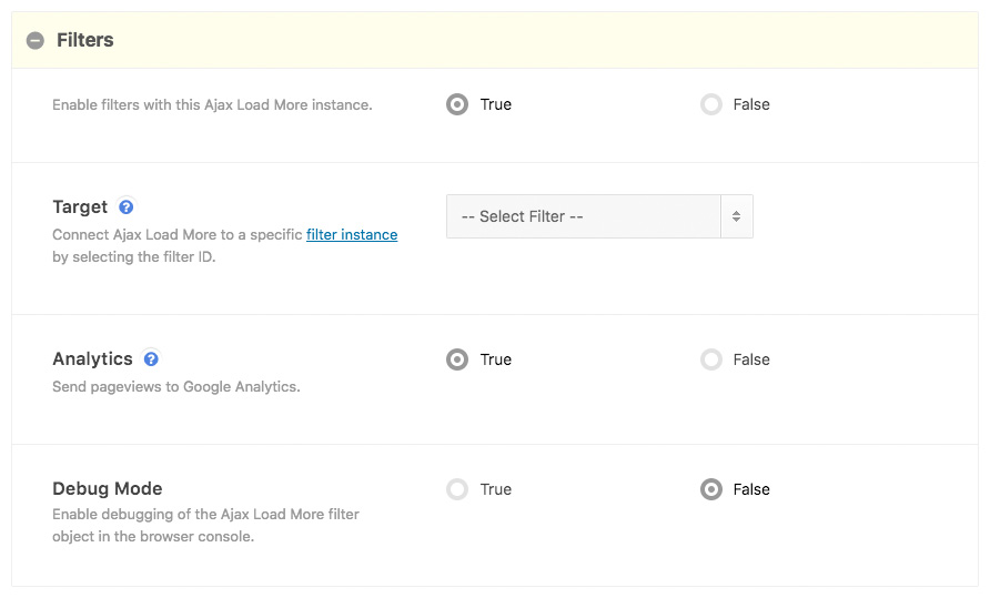 Ajax Load More Shortcode Builder