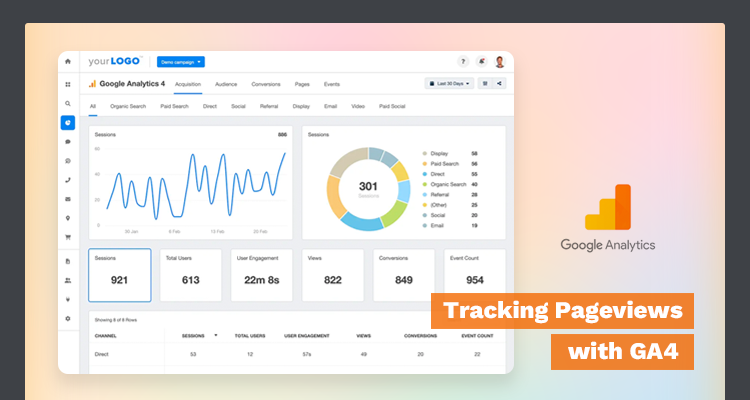 Tracking pageviews with Google Analytics 4